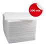 500 Stk. Luxuriöse Einwegtücher Von Enki Für Haare Schönheit, Weiß  56g/m², 40X80 cm